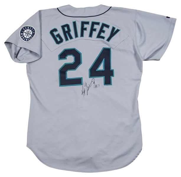 Lot Detail - 1993 Ken Griffey Jr. Signed Seattle Mariners Jersey