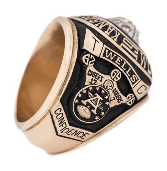 Lot Detail - 1969 Kansas City Chiefs Super Bowl IV Champions Ring