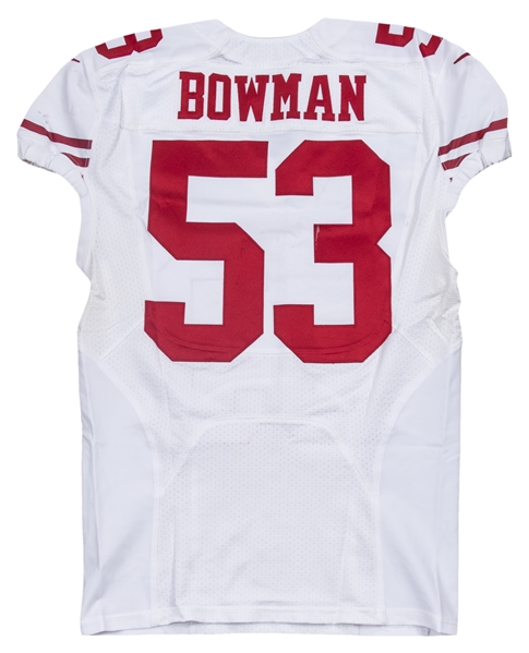Lot Detail - 2013 NaVorro Bowman Game Used, Signed & Inscribed San ...