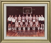 1984 USA Olympic Basketball Gold Medalist Team Framed 26x22 Photo  (Tisdale Collection)