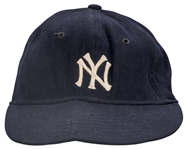 1951-1963 Mickey Mantle Game Used New York Yankees Cap (MEARS)