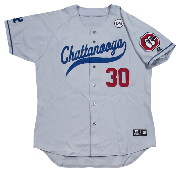 Lot Detail - 2012 Zach Lee Game Used & Signed Chattanooga Lookouts