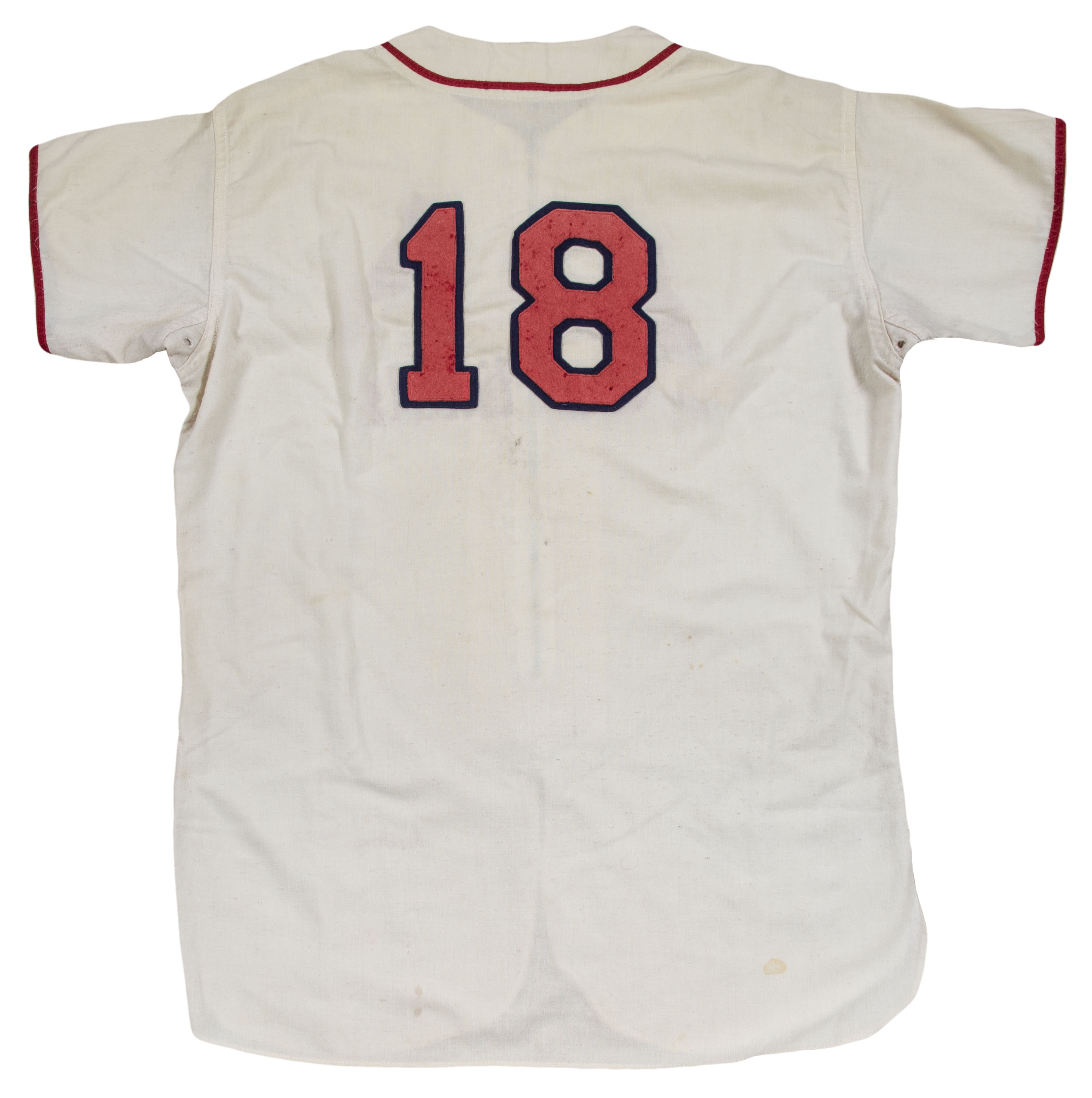 Lot Detail - 1953 Del Rice Game Used St. Louis Cardinals Home Flannel ...