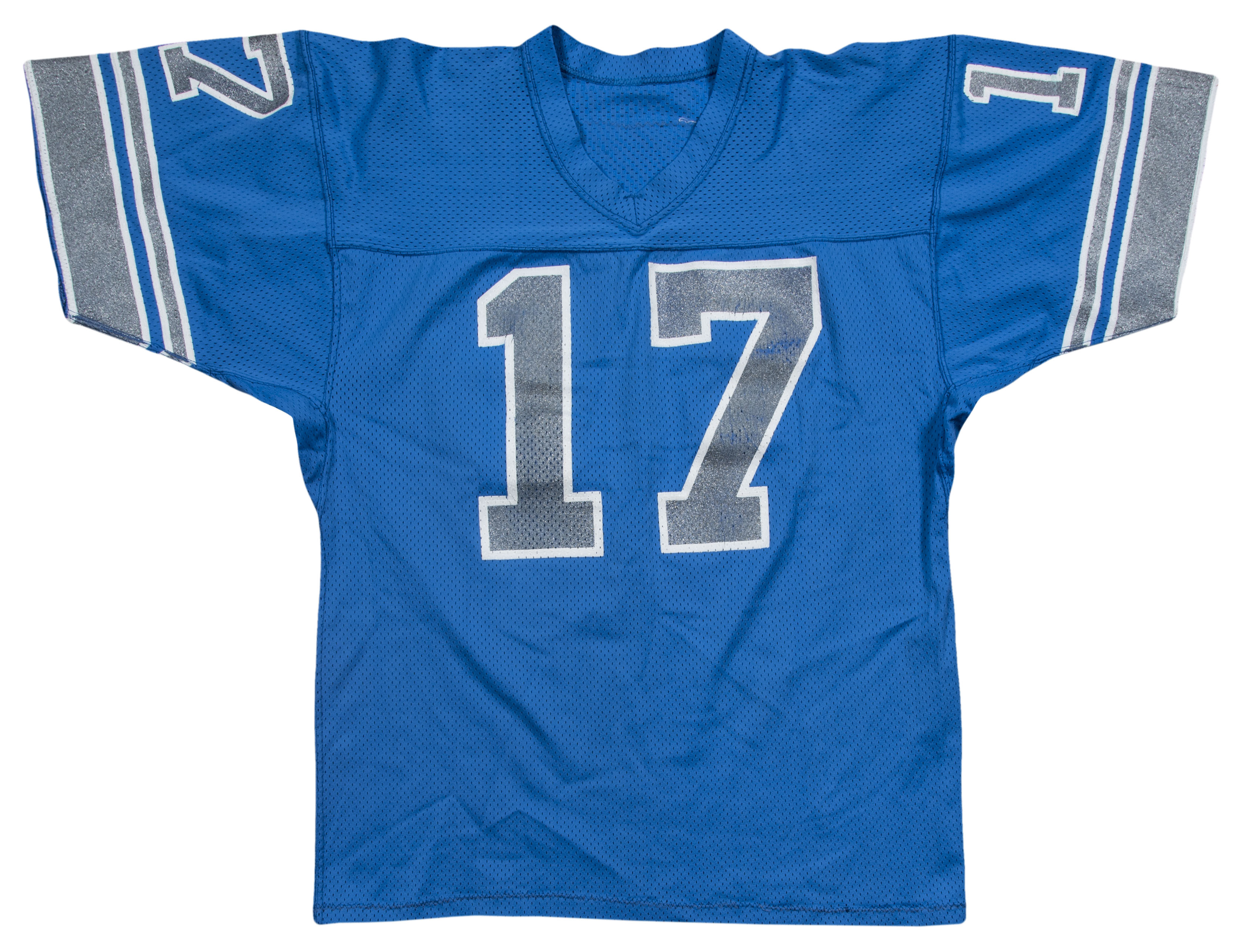 Lot Detail - 1981 Eric Hipple Game Used Detroit Lions Home Jersey
