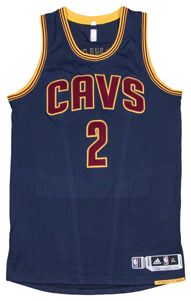 kyrie irving game worn jersey