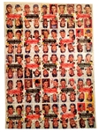 1953 Topps Uncut Sheet (100 Cards) – In Ten 10-Card Strips, Featuring Mantle, Robinson, Campanella and Feller