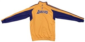 2010 Kobe Bryant NBA Finals Worn Los Angeles Lakers Warm Up Jacket (DC Sports)
