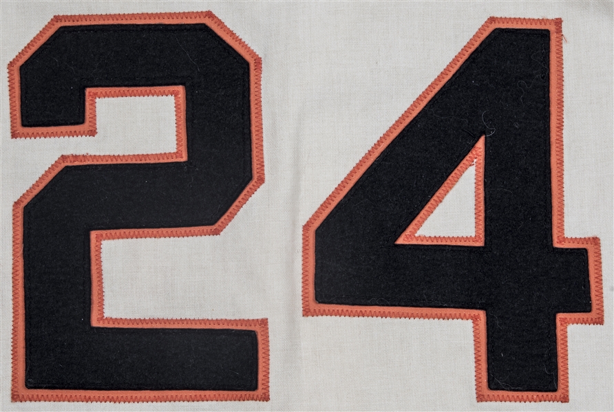 Lot Detail - 1968 WILLIE MAYS SAN FRANCISCO GIANTS GAME WORN HOME JERSEY  WITH TEAM DOCUMENTATION (MEARS A9.5)