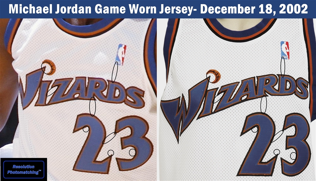Michael Jordan Game Worn, and Signed, 2001-2002 Washington Wizards Jersey, From The Archive, Day 4, Michael Jordan's Game Worn & Signed Wizards  Jersey, 2020
