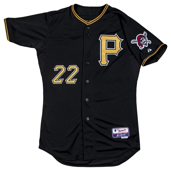 Lot Detail - 2013 Andrew McCutchen Game Used & Signed Pittsburgh Pirates  Black Alternate HOME RUN JERSEY Used on 5/3/13 (MLB Authenticated &  Fanatics)