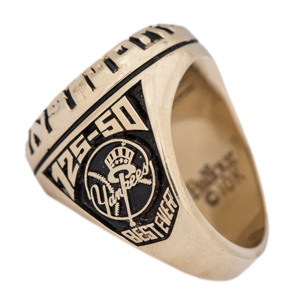Lot Detail - 1998 New York Yankees World Series Ring With Original  Presentation Box