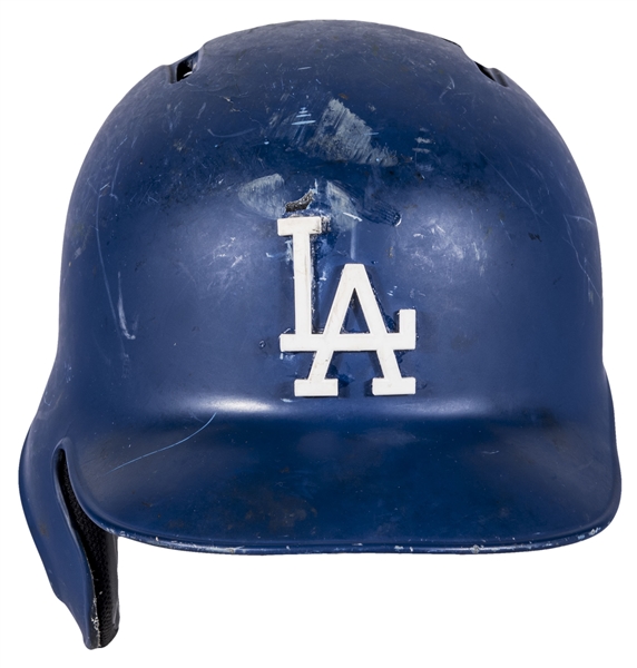 50 Team Issued MLB Helmet Los Angeles Dodgers shows use EK217017 Size ?