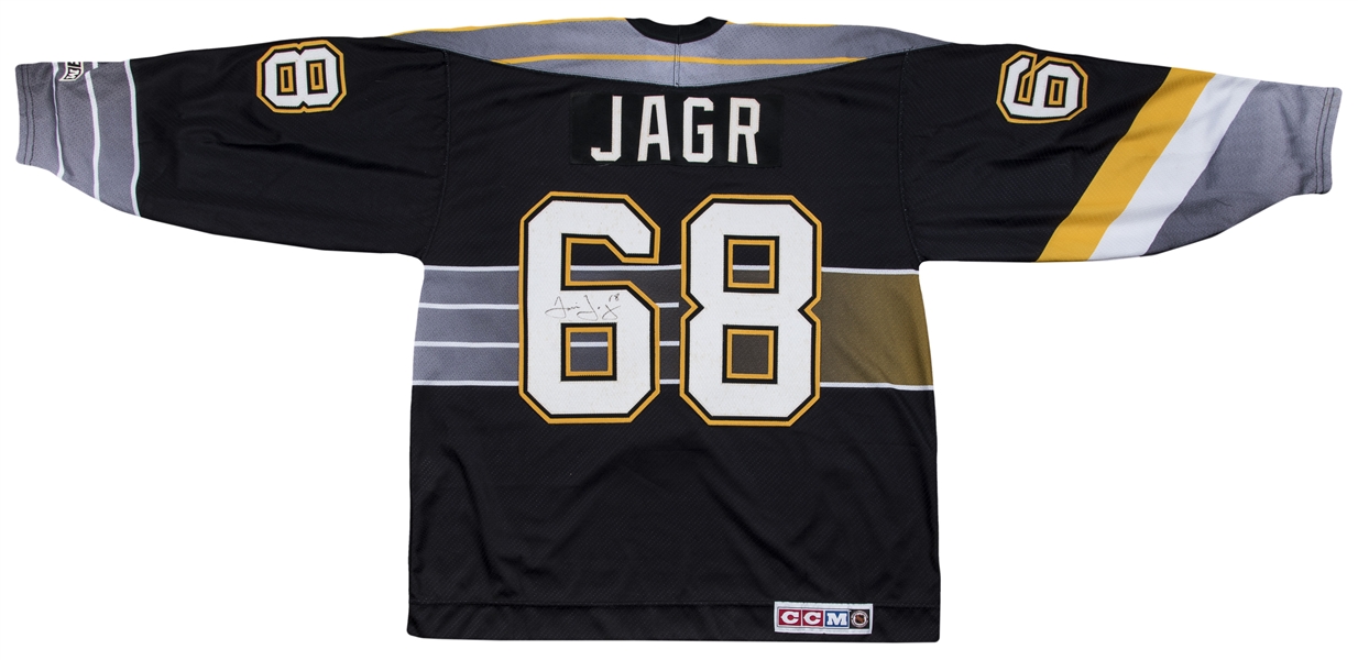 Jaromir Jagr Autographed Pittsburgh Penguins Jersey - NHL Auctions