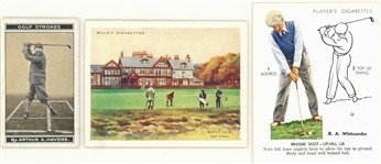 1920s-30s Assorted Brands Golf-Themed Sets Trio (3 Different)