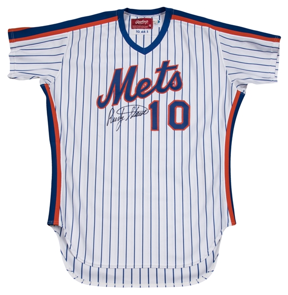 Lot Detail - 1985 Rusty Staub Game Used & Signed New York Mets Home Jersey  (MEARS A10 & Staub LOA)