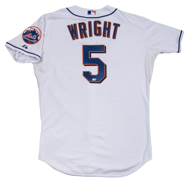 David Wright Signed New York Mets Black Alternative Jersey - MLB