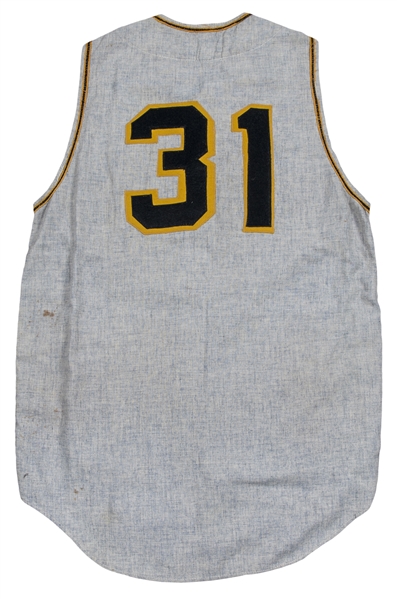 Pittsburgh Pirates Blank # Game Issued White Jersey Vest 44 765