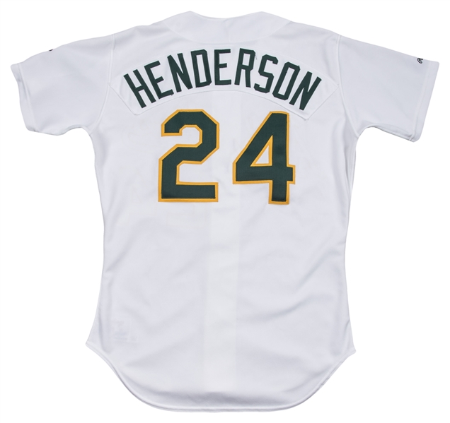 Lot Detail - 1991 Rickey Henderson Game Used Oakland Athletics