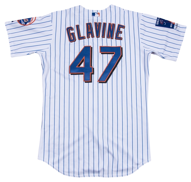 Lot Detail - 2004 Tom Glavine Game Used New York Mets Home Jersey