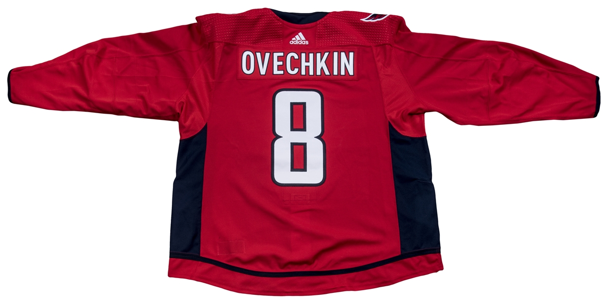 Alex Ovechkin's Game-Worn Jersey From “The Goal” Game Sold in On