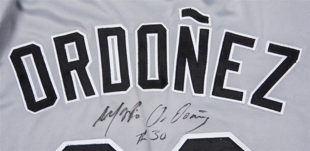 Lot Detail - 2000 Magglio Ordonez Chicago White Sox Game-Used Home Jersey  (Team Letter)