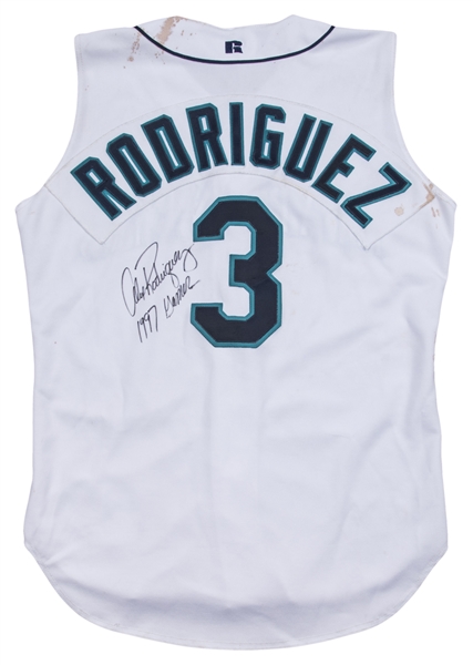 Lot Detail - 1994 Alex Rodriguez Game Used, Signed & Inscribed