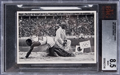 1936 Reemtsma Olympia #57 Jesse Owens – BVG NM-MT+ 8.5