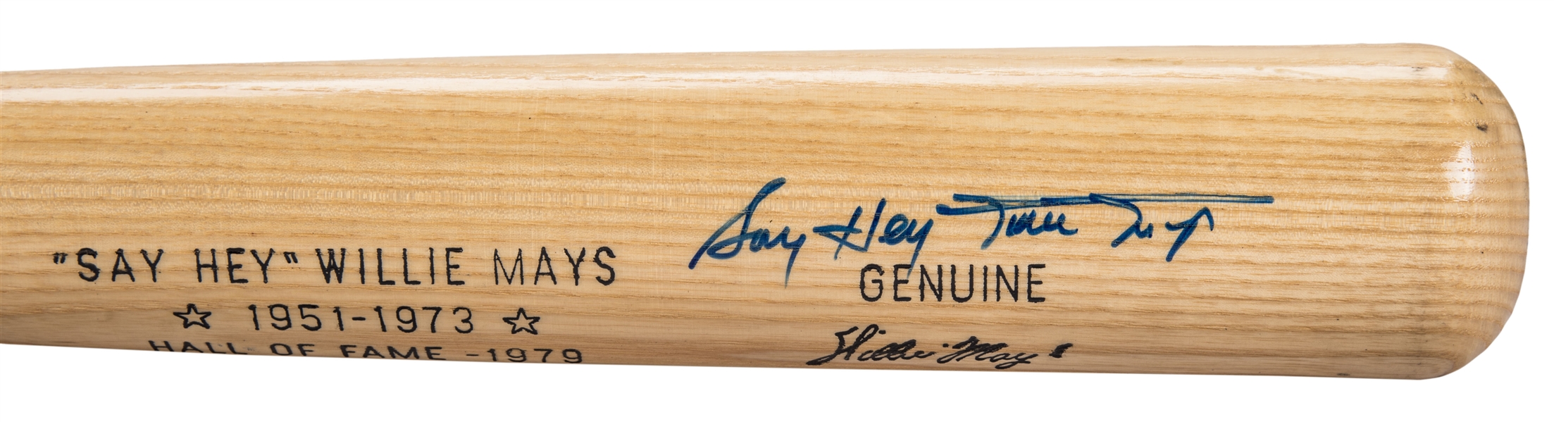 Lot Detail - Willie Mays Autographed & Inscribed Say Hey Authentic
