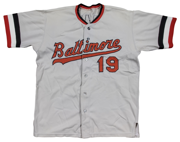 1995-00 Baltimore Orioles Game Issued Grey Jersey 50 DP22162