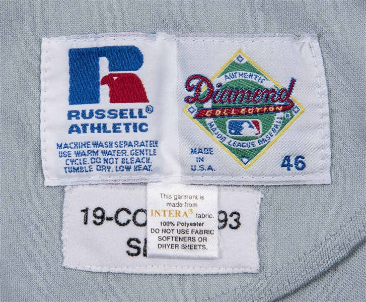 1993-02 Florida Marlins #48 Game Issued White Jersey 46 309
