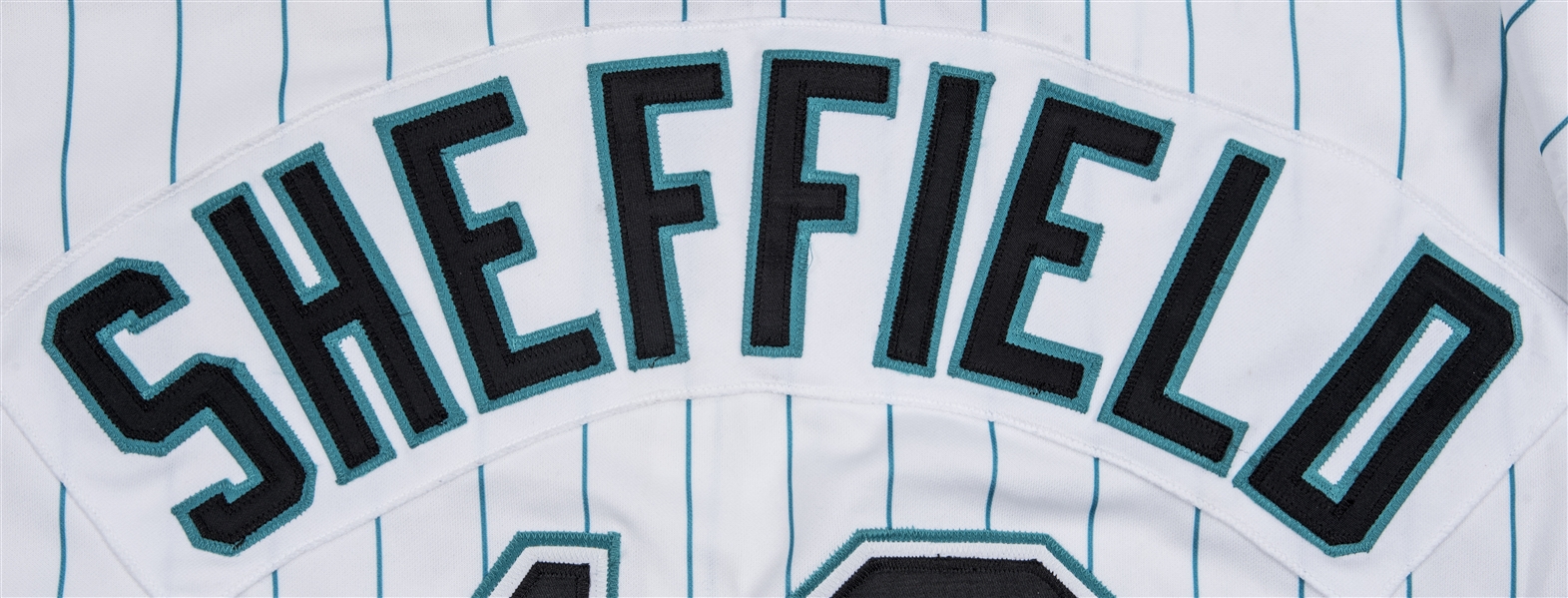 Lot Detail - 1994 Gary Sheffield Game Used Florida Marlins Home Jersey