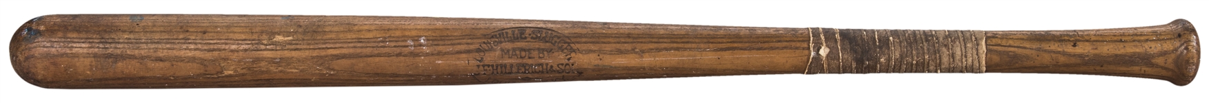 Circa 1890-1893 Original J.F. Hillerich & Son "Copy Righted" Center Brand Bat (PSA/DNA)