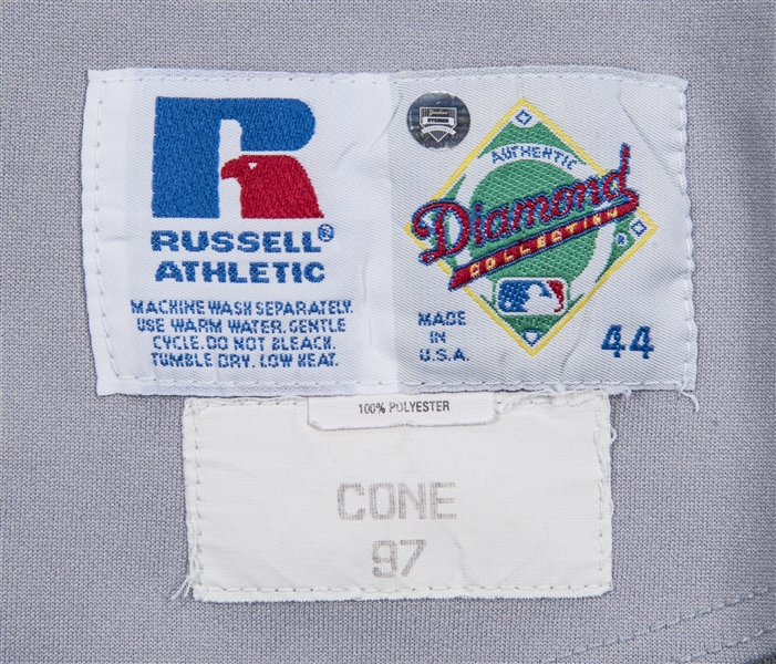 VTG RARE RUSSELL ATHLETIC 1995 NY YANKEES #36 DAVID CONE TEAM ISSUE JERSEY