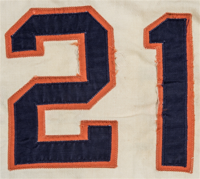 Lot Detail - 1963 Al Spangler Game Used and Signed Houston Colt .45s  Flannel Home Jersey (Sports Investors & Beckett)