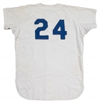 1965 Walter Alston Game Used Los Angeles Dodgers Home Jersey (Sports Investors)- World Series Champs