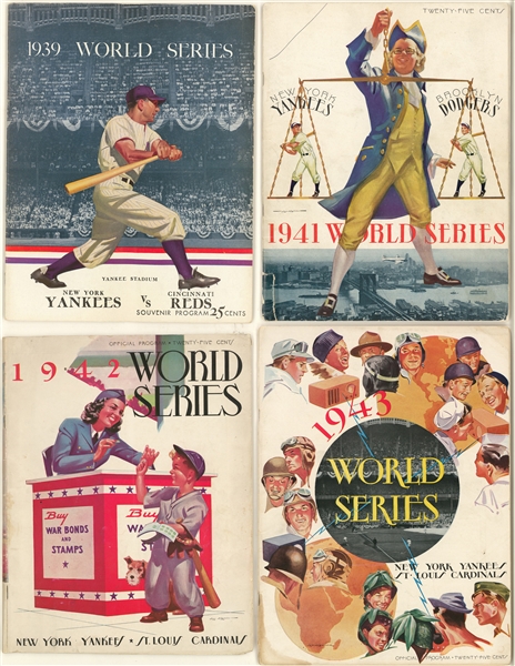 1939 Vintage Cincinnati Reds New York Yankees World Series 