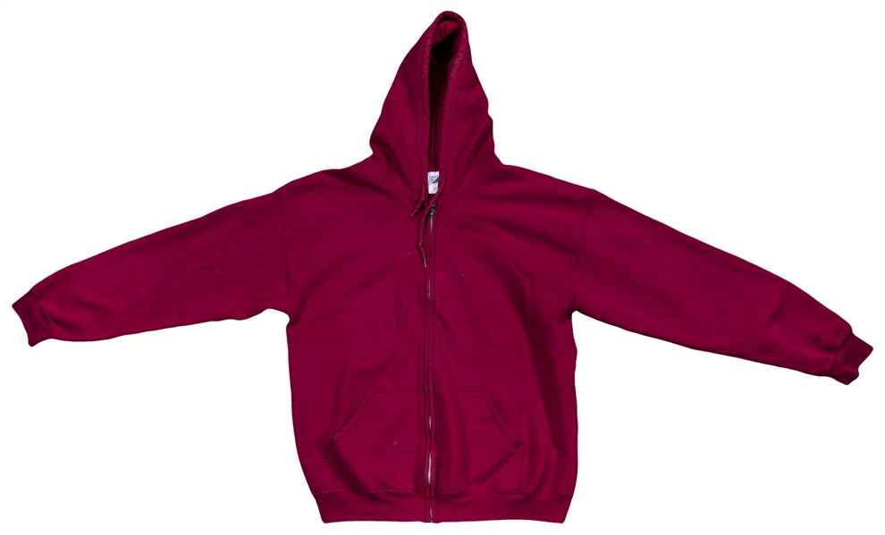 Daisy Berkowitz Owned & Worn Red Hoodie (Family LOA)