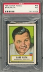 1952 Topps "Look n See" #15 Babe Ruth – PSA NM 7