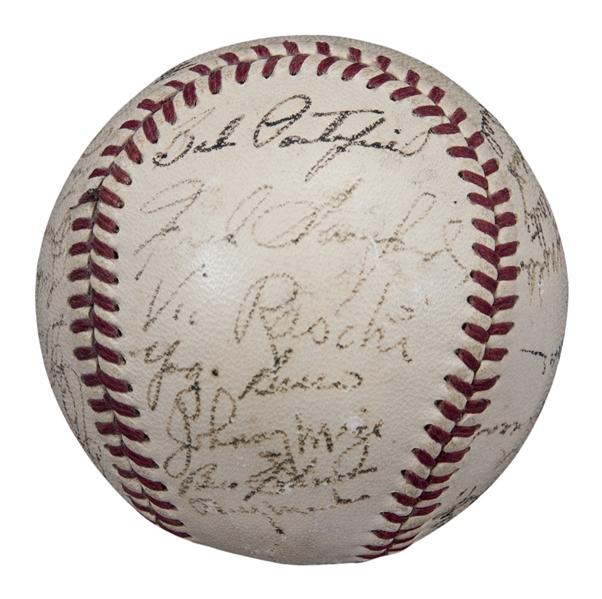 Autographed New York Yankees Joe DiMaggio, Yogi Berra Fanatics Authentic  Rawlings 1951 Baseball with Multiple Signatures 