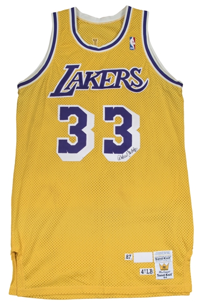 Lot Detail - 1987 Kareem Abdul-Jabbar Los Angeles Lakers NBA