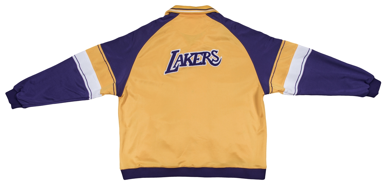 Lot Detail - Kareem Abdul-Jabbar Game Worn Los Angeles Lakers Warm Up Jacket  (Abdul-Jabbar LOA)