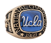 1968 Kareem Abdul-Jabbar UCLA Bruins NCAA Basketball National Championship Ring (Abdul-Jabbar LOA)