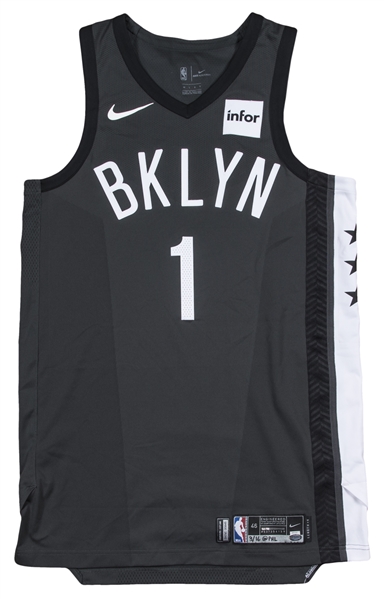 D'Angelo Russell - Brooklyn Nets - Game-Worn City Edition Jersey -  Double-Double - 2018-19 Season