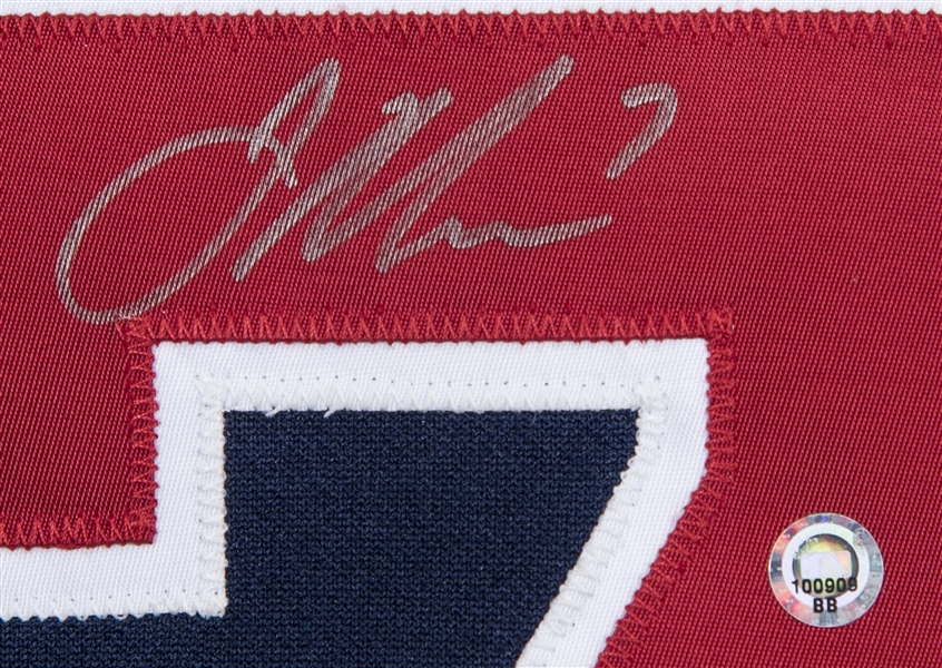 2017 Autographed Game-Used Jersey - Cream Joe Mauer Jersey