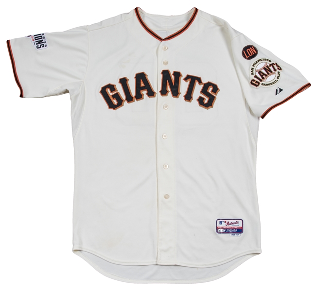 2020 Team Issued Road Jersey - worn by #35 Brandon Crawford - Size 48