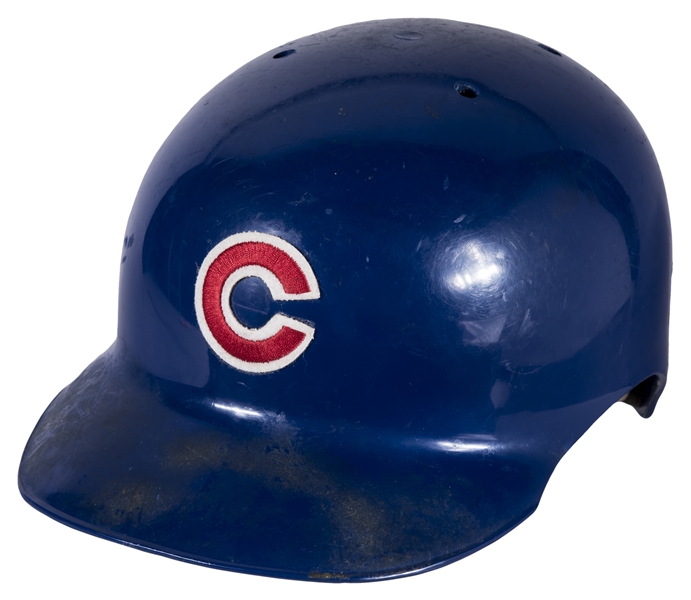 Expos Size 7 3/8 Game-Used MLB Batting Helmet DM85041