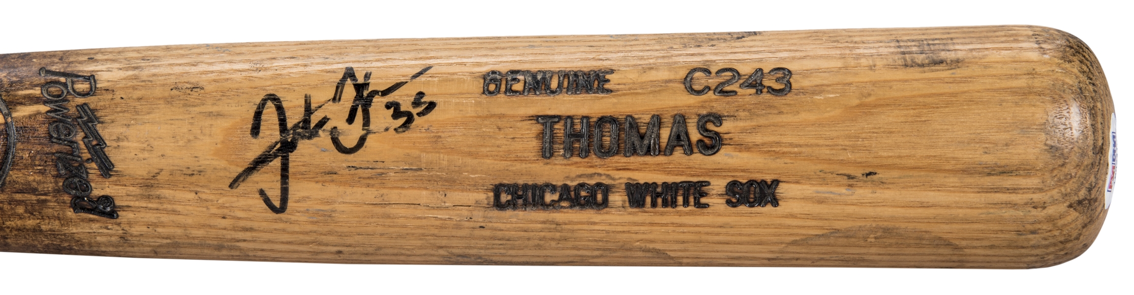Lot Detail - 1991 Frank Thomas Game Worn and Signed Chicago White