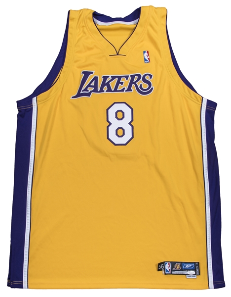 Kobe Bryant '81-Point Game' Los Angeles Lakers Game Worn