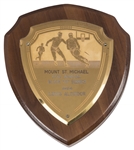 1964 Mount St. Michael 10th  Annual Block “M” Dinner Plaque Presented To Lewis Alcindor (Abdul-Jabbar LOA)