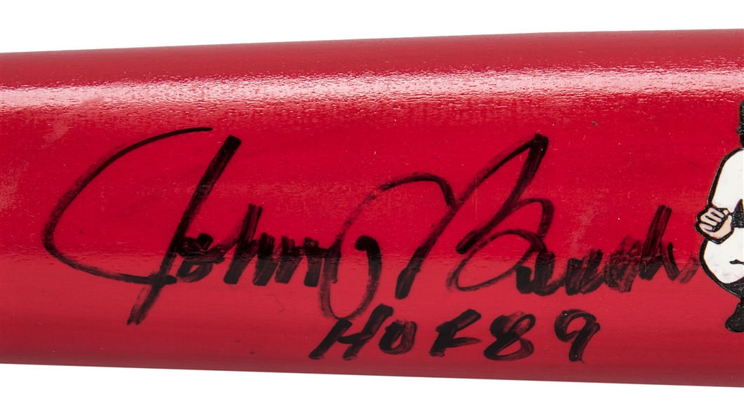 Lot Detail - 1974-75 Johnny Bench Game Used, Signed & Inscribed
